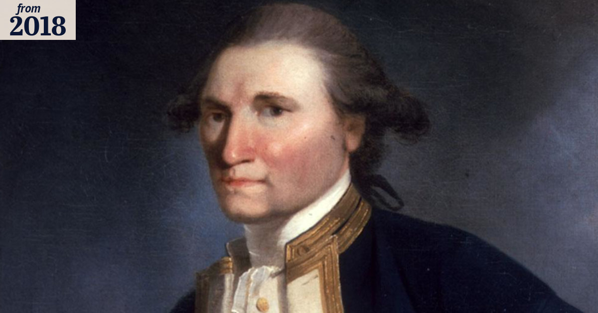 We are all at sea describing Captain Cook with a rank he never had