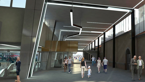 Artists' impression of Brisbane Central station's $65 million upgrade.