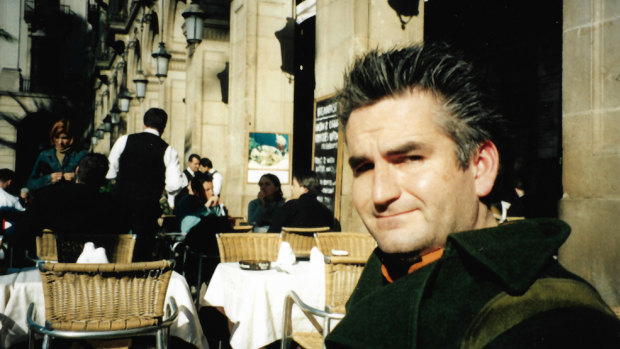 Playwright Aidan Fennessy in Spain in the 2002.