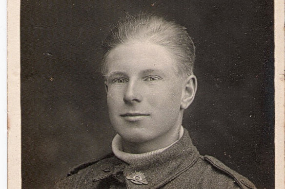 Douglas Wood, of Hawthorn, believed to have been 14 years old when he signed up.