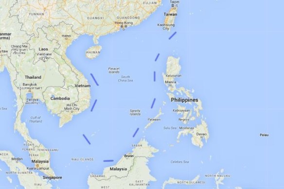 The Nine Dash Line: By asserting its control over the Spratly Islands, Beijing is able to re-enforce the eastern edge of earlier claims in the South China Sea.
