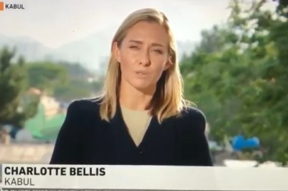 New Zealand journalist Charlotte Bellis.