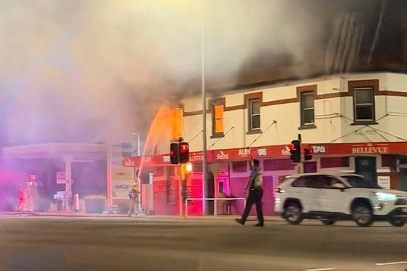 Bellevue Hotel fire on Sunday March 2.