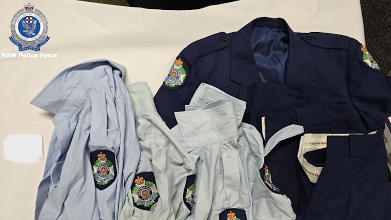 Guns, kilos of drugs and Queensland police uniforms seized in NSW raid