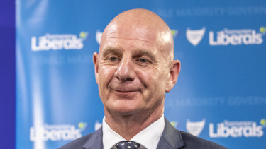 Something to smile about: Tasmanian Premier Peter Gutwein has eased restrictions early.