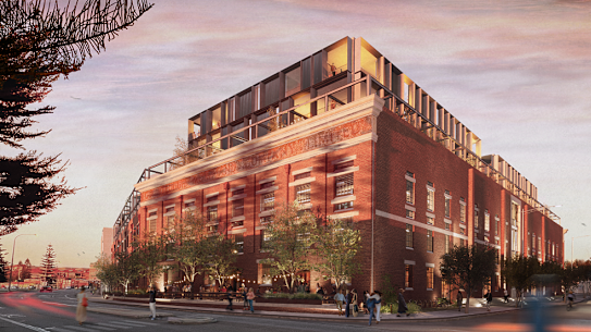 Artist’s impression of the Elders Wool
Stores in Fremantle.