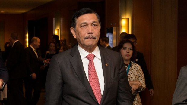 Indonesian Chief Security Minister Luhut Pandjaitan.