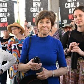 Lee Coaldrake was fined over a 2022 protest.