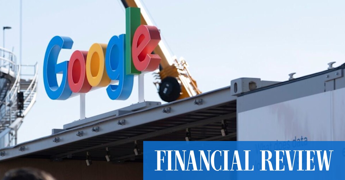 afr.com - John Kehoe - Tax worries give Google pause on $20b Australia data centre dream