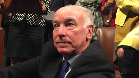 Democrat congressman Joe Courtney (front right), is co-chair of the house Friends of Australia Caucus, a key lobby group inside the congress, 