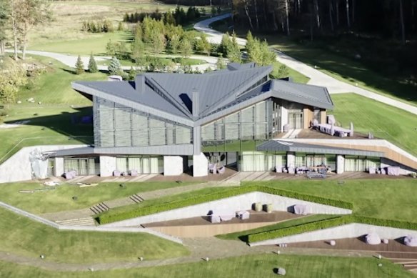 The house on Putin’s property.
