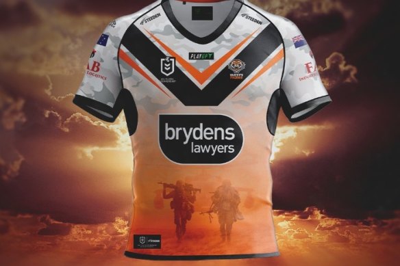 NRL 2023 Wests Tigers apologise after Anzac Day jersey controversy
