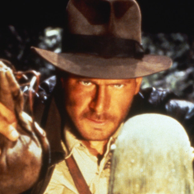 Improvisation from a director rather than an actor: Harrison Ford as Indiana Jones in Raiders of The Lost Ark. 