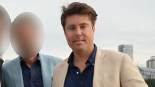 Brenton Dumbrell, pictured at a members-only club event in November, had sex crime allegations upheld by an independent tribunal. 