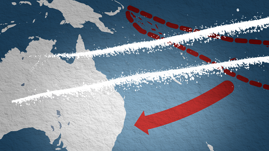 Cocaine smuggling into Australia via Pacific Islands.