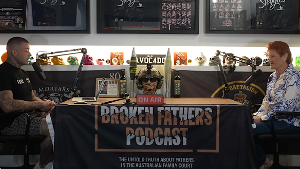 The One Nation leader speaks to Broken Fathers podcast host Jared Purcell.