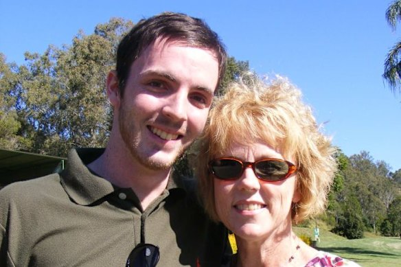 Lucy Haslam became a campaigner for legalising medicinal cannabis after her son, Dan (pictured), found the drug relieved the side effects of his bowel cancer treatment.
