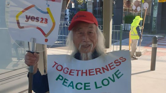 Danny Lim was allegedly assaulted while campaigning the Yes vote.