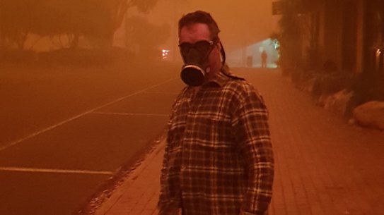 Lou Battel, the publican at the Mallacoota Hotel.