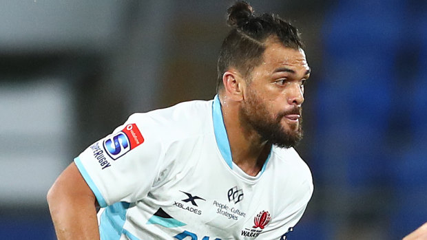 Touch and go: Karmichael Hunt is in a race against time to make the Waratahs' round nine clash with the Rebels on Saturday. 