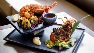 Crown Perth restaurants are featuring signature lobster dishes, including this epic $95 design at Nobu.
