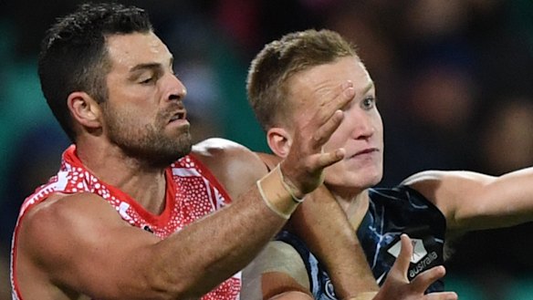 Revitalised: Heath Grundy is refreshed after taking two weeks off to focus on his mental health.