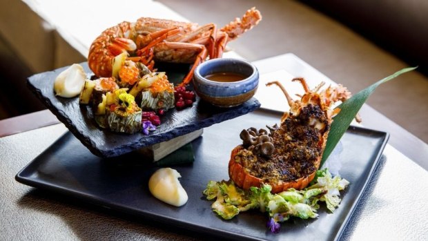 Crown Perth restaurants are featuring signature lobster dishes, including this epic $95 design at Nobu.