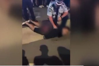 Police arrested one person at the scene of a fatal stabbing at the Royal Easter Show.