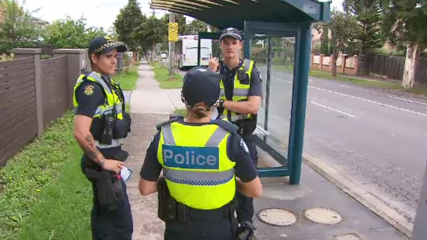 Police want to find a man who sexually assaulted a woman after following her from a bus stop in Doncaster East.