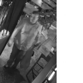 CCTV footage captured of a man police want to speak to in relation to the theft.