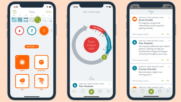 The Clue app is another popular fertility tracker.