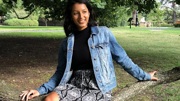 Fintona Girls' School Year 11 student Maiysha Moin will MC a demonstration on the steps of Victorian Parliament on Friday to protest inaction on climate change.