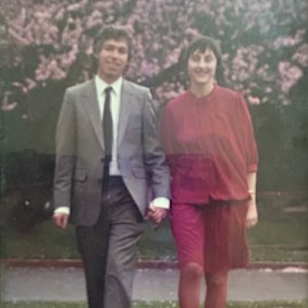 Paul and Marie-Louise Thornton-Smith at University of Melbourne in 1986.