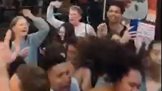 Screenshots of the kebab shop dancing in Brisbane's Fortitude Valley. 