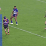 Jack Underhill’s big hit on Alec MacDonald.