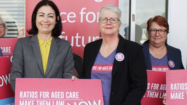 Labor's candidate for Griffith,  sitting MP Terri Butler (left).