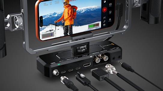 The Blackmagic Camera ProDock leverages new features in the iPhone 17 Pro to connect and sync with other production hardware.