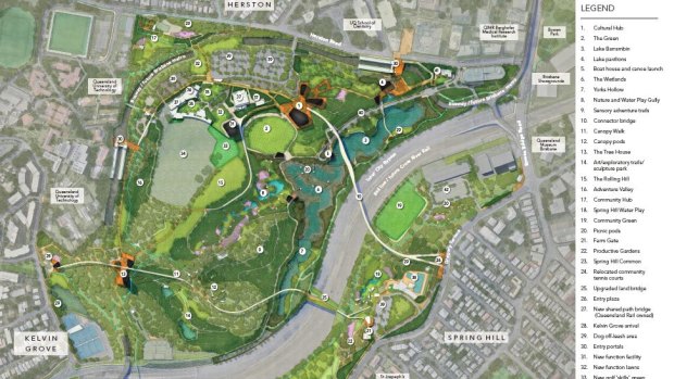 The Victoria Park masterplan draft was released to include three ideas brought forward by community members.