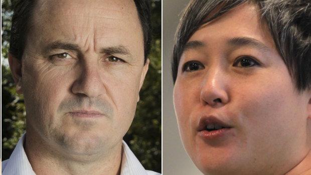 Jeremy Buckingham and Jenny Leong.