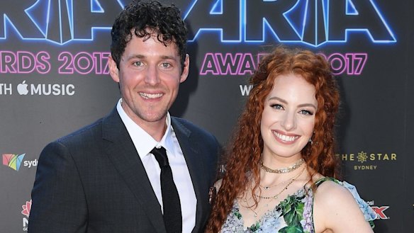 Lachlan Gillespie and Emma Watkins of The Wiggles.