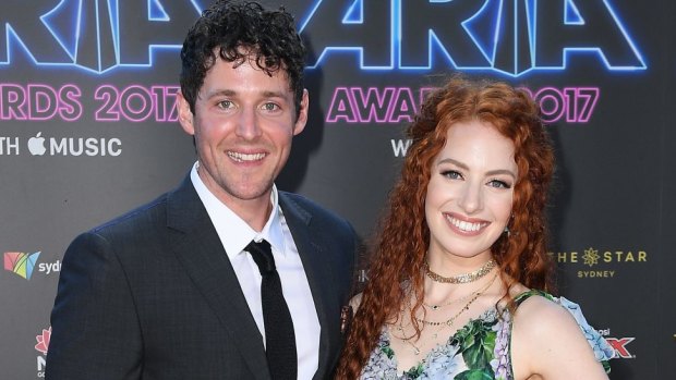 Lachlan Gillespie and Emma Watkins of The Wiggles.