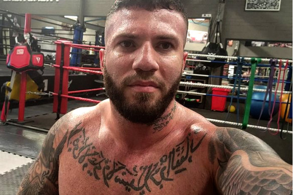 Sam ‘The Punisher’ Abdulrahim in a photo from his Instagram page.