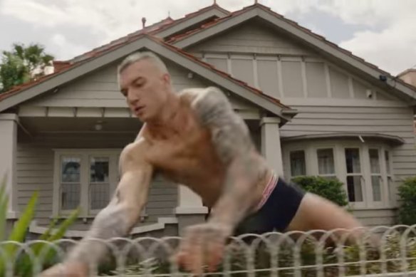 Despite his reticence to do media interviews - or perhaps assisted by it - Dustin Martin has built a strong marketing brand, including appearing in a tongue-in-cheek TV commercial for underwear maker Bonds.