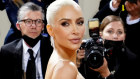 Kim Kardashian in the Marilyn Monroe dress last year.