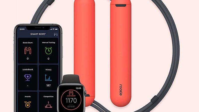 Jump to it with an app connected skipping rope