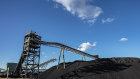 Stock piling coal at  Whitehaven Coal’s Narrabri coal mine in NSW.