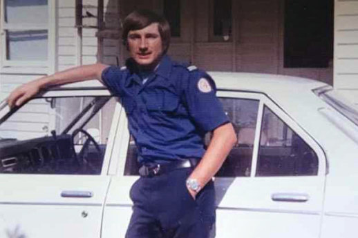 Ambulance officer Lance Simmons circa 1979.
