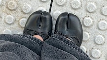 Maddison Skipper has bought into the tabi shoe trend.
