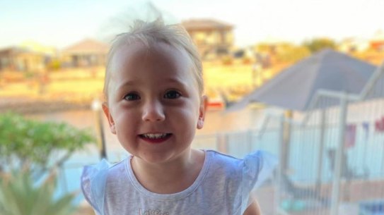 Four-year-old Cleo Smith, found alive after an 18-day search.