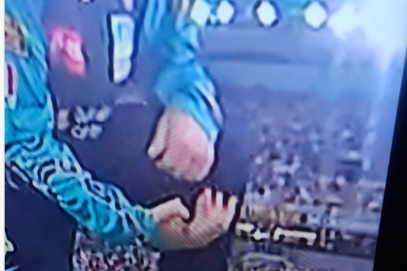 Kuhnemann suffered a nasty thumb injury in the Big Bash. 